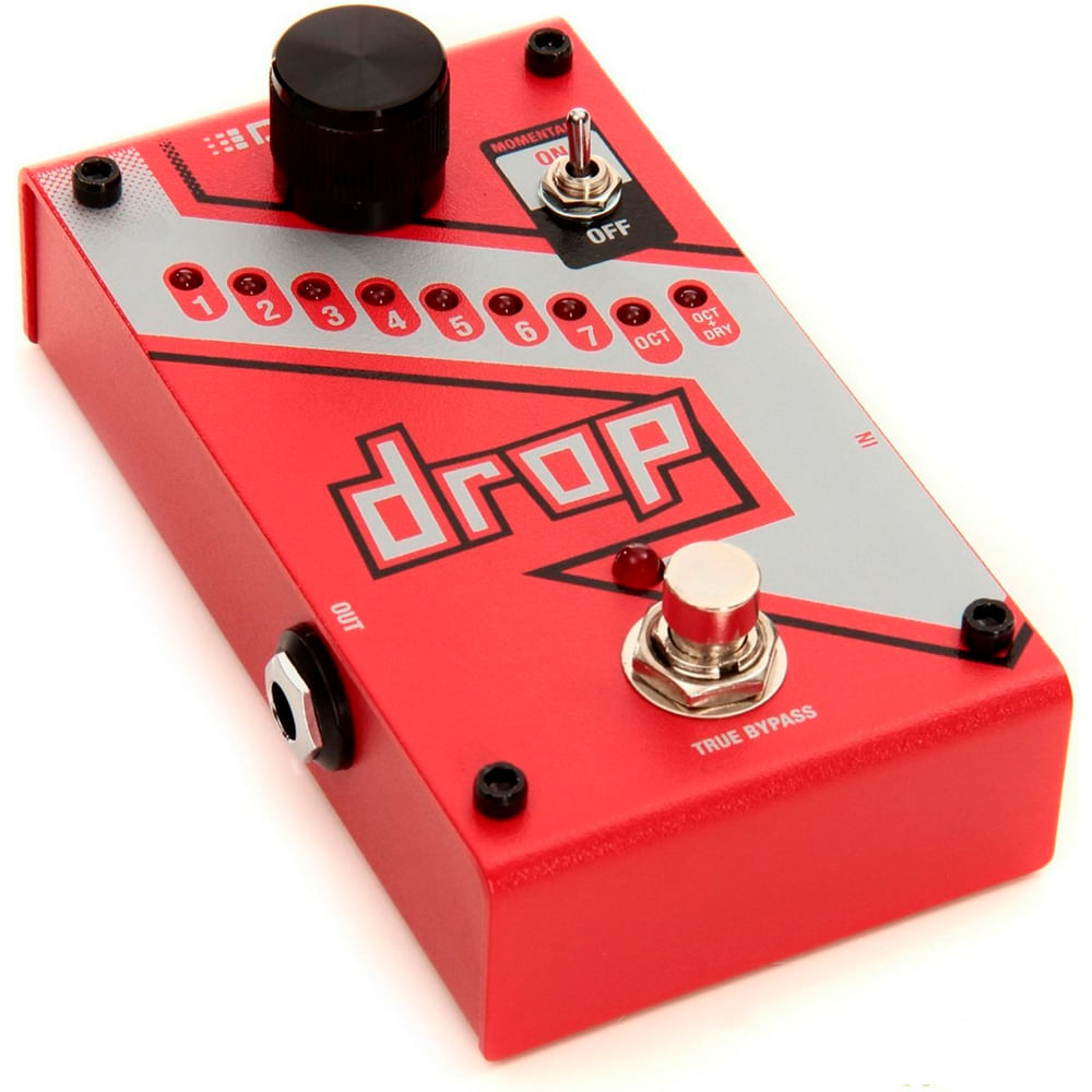 Pedal Digitech The Drop Polyphonic Tune Pitch Shifter com Fonte Carneiro
