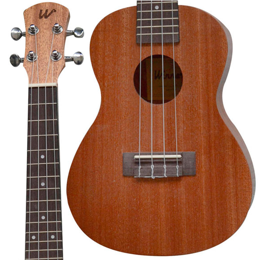 Ukulele Concert Winner UW23CS em Sapele Laminado Carneiro