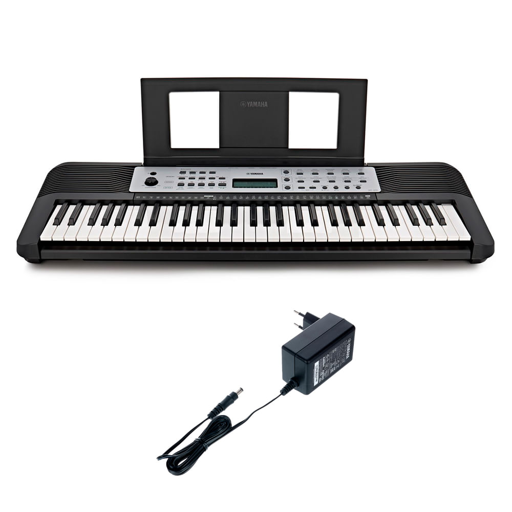 Teclado Yamaha YPT-270 Arranjador Preto Infantil