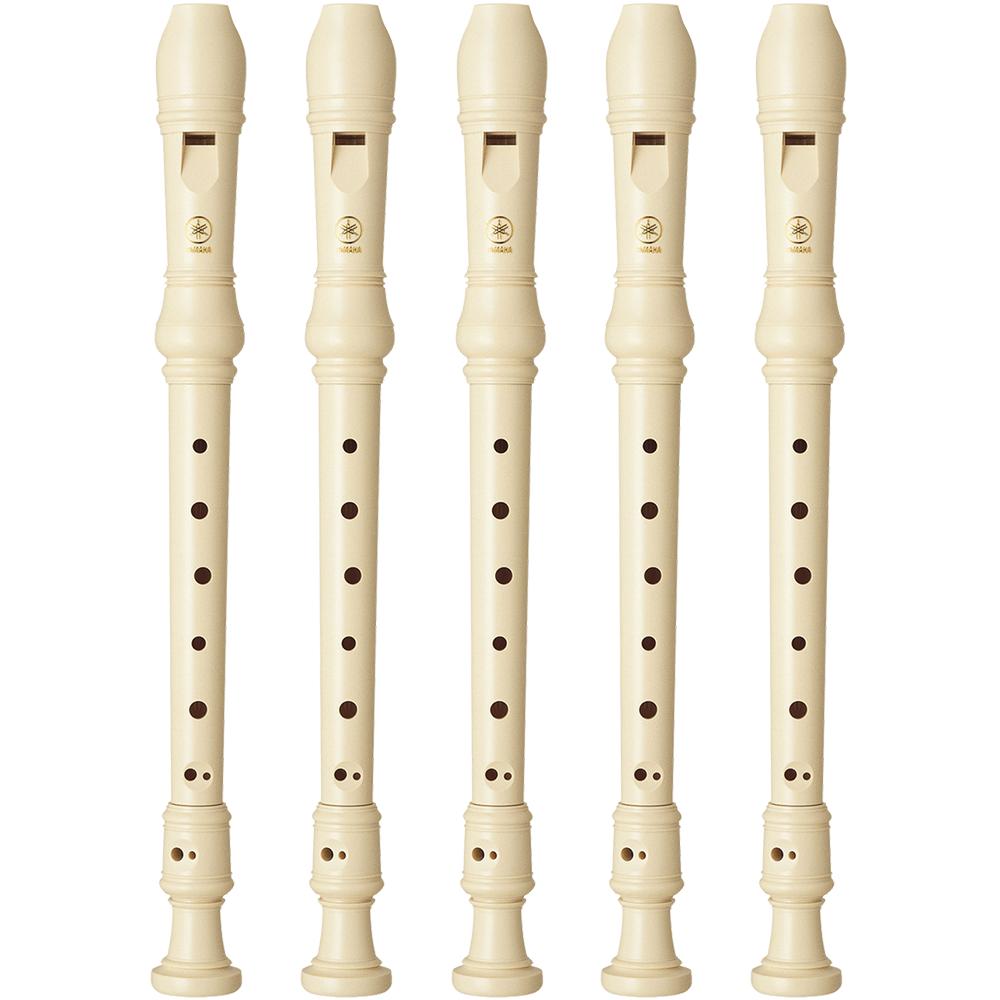 Flauta Doce Soprano Barroca Yamaha YRS24B Kit com 5 Carneiro Flauta Doce Soprano Barroca Yamaha YRS24B Kit com 5 Carneiro