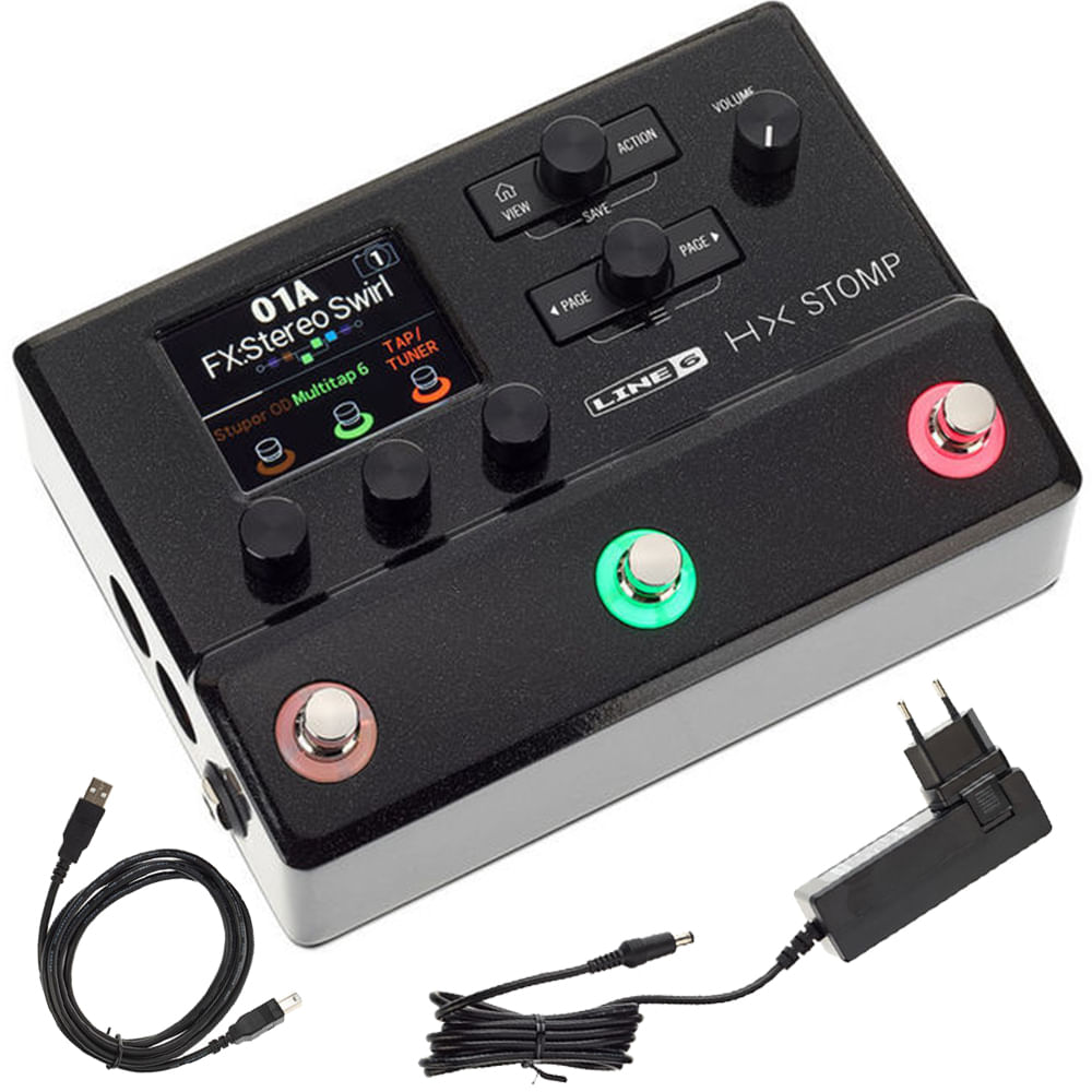 line6 HX stomp XLとex-1ペダル-