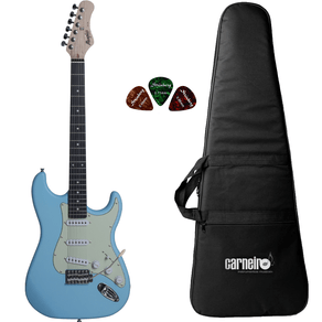 Guitarra Strato Memphis By Tagima MG30 Sonic Blue Satin + Capa 024330