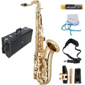 Saxofone Tenor Eagle ST503L Dourado Estojo Luxo 006840
