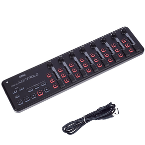 Controlador MIDI Korg Nanokontrol 2 USB Preto 24 Botões. C015417