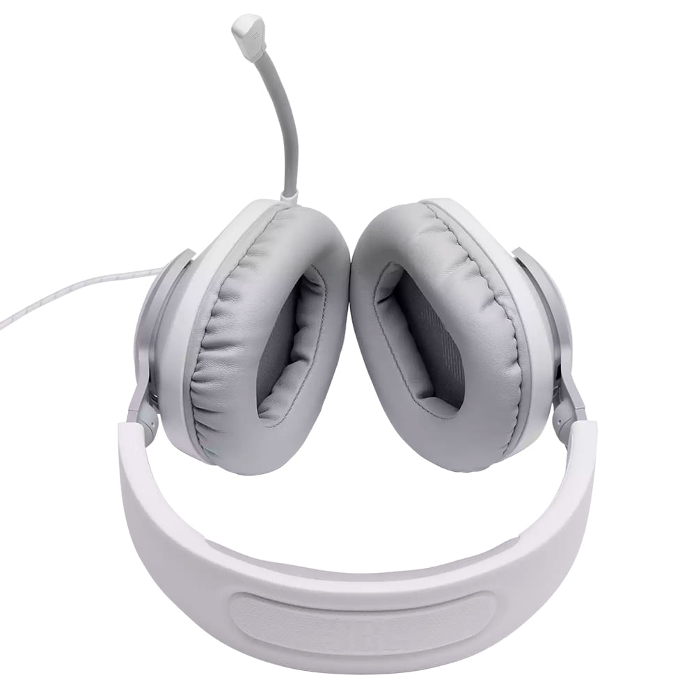 Fone de Ouvido Headphone Gamer JBL Quantum 100 Branco c/ Microfone