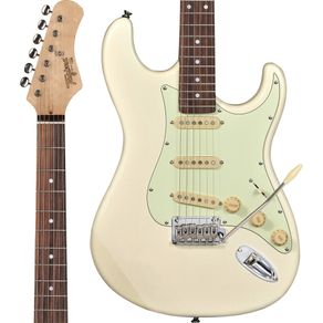 Guitarra Tagima T635 Classic Series Olympic White Mint Green Escala Escura 024973