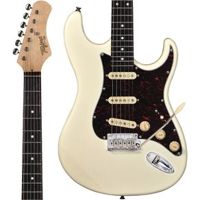 Guitarra Tagima T635 Classic Series Olympic White Tortoise Escala Escura 024974