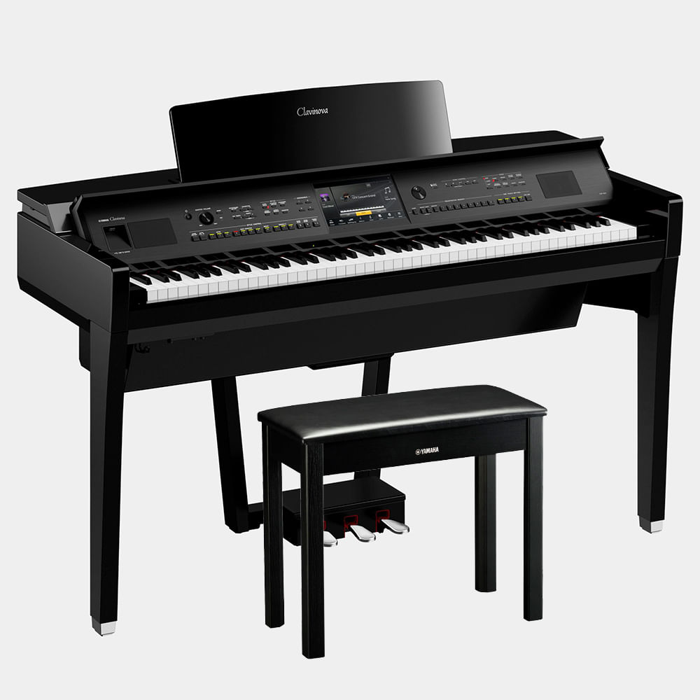 Piano Digital Yamaha CVP 809 PE Clavinova Polished Ebony 