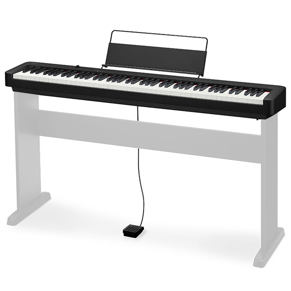 Piano Digital Casio CDPS150 Preto 88 Teclas c/ Pedal e Estante