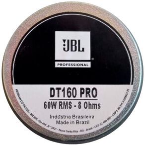 Driver Jbl DT160 Pro Selenium 60w RMS 8 Ohms 028390