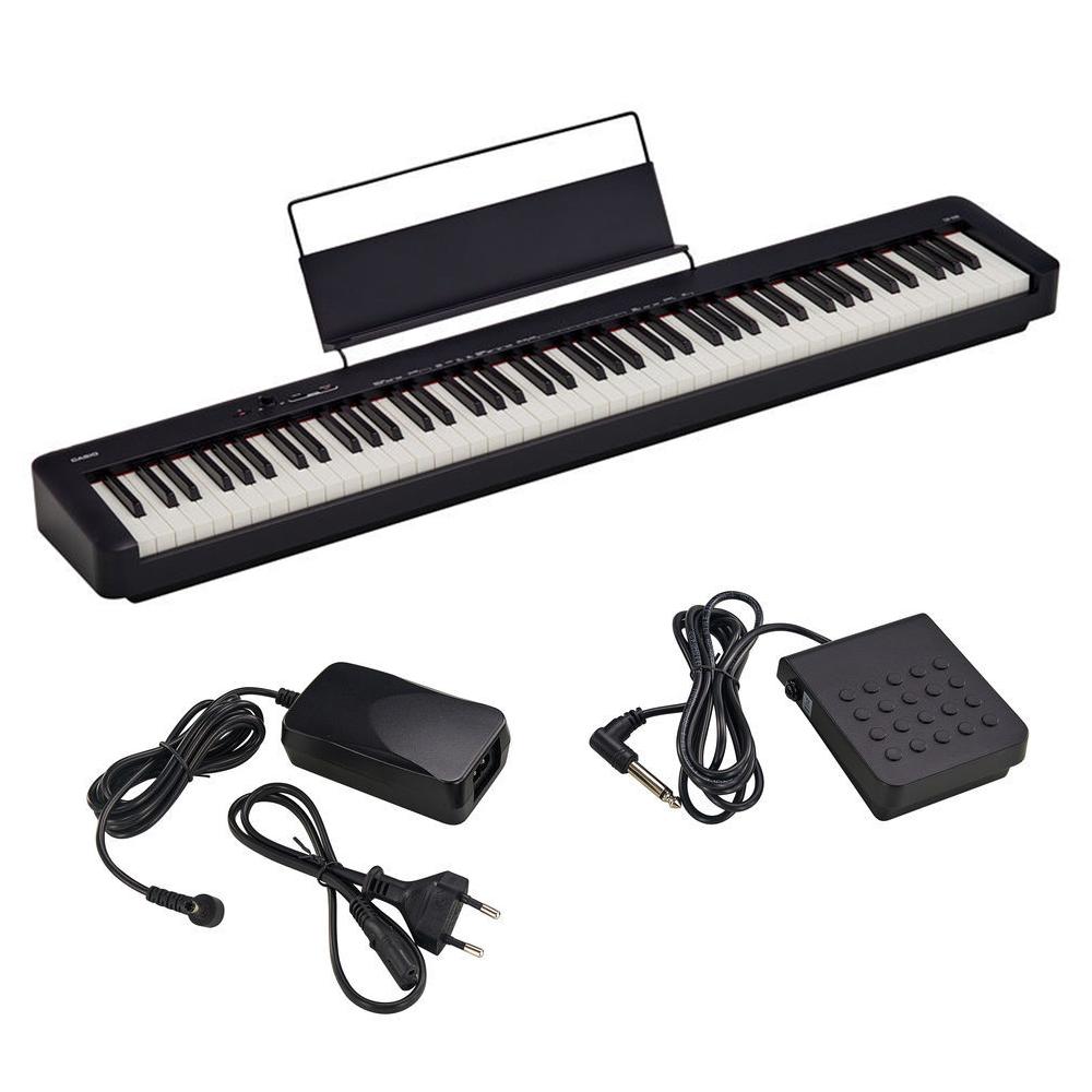 Piano Digital Casio CDPS100 Preto Portátil + Fonte + Pedal Carneiro