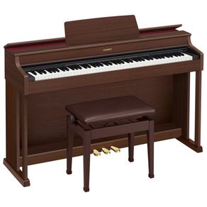 Piano Digital Casio Celviano AP470 Marrom Com Móvel e Banco- C023723