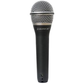 Microfone Dinâmico Waldman W7 Preto Profissional Supercardióide 028768
