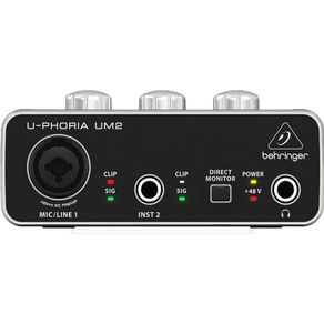 Interface Audio Usb Phantom Power Behringer U-phoria Um2- C018487