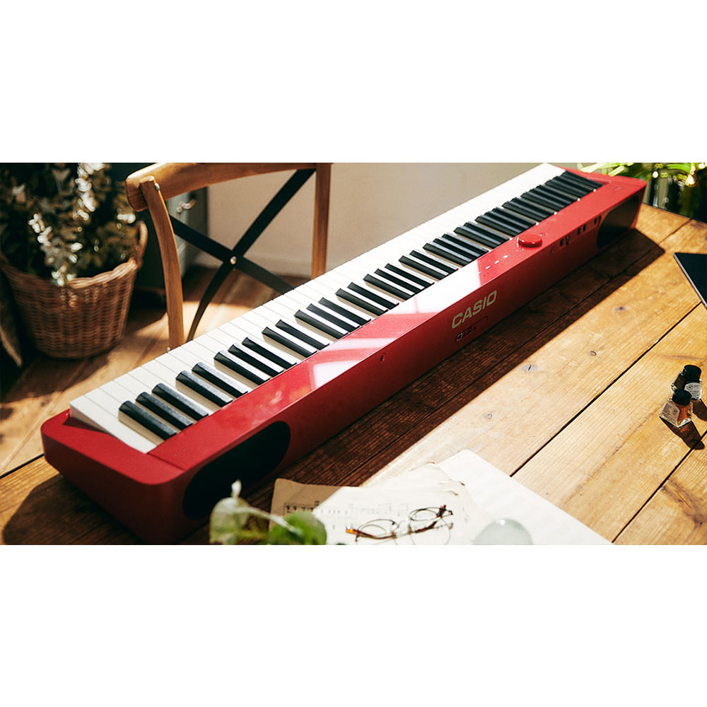 Piano Digital Casio PXS1100 Vermelho Bluetooth 88 Teclas Carneiro