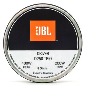 Diver JBL D250 Trio Fenólico 25mm 200w RMS 8Ohms 106dB 029922