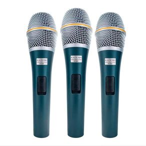 Kit com 3 Microfones Kadosh K98 Chave On Off 011860