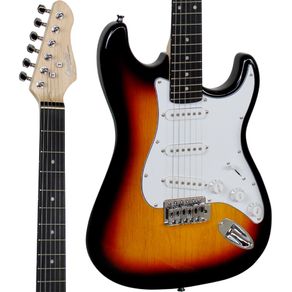 Guitarra Stratocaster Giannini G100 3TS/WH Sunburst- M023091