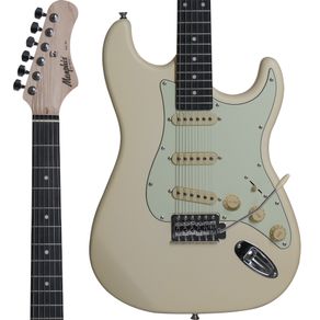 Guitarra Memphis MG30 Olympic White Escala Escura Mint Green- M028949