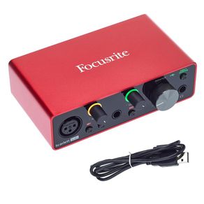 Interface de Áudio Focusrite Scarlett Solo USB 3a Geração- C021362
