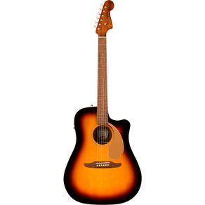 Violão Elétrico Fender Redondo Player Sunbusrt 030211
