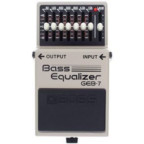 Pedal Boss GEB-7 Bass Equalizer Equalizador Baixo- M000593
