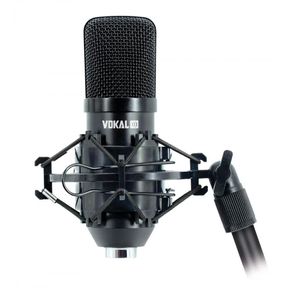 Microfone Condensador Vokal SV80U Unidirecional Cardióide USB Suporte Shock Mount- M025134