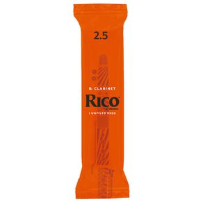 Palheta Clarinete Rico RCA0115 Bb 2.5 Iniciantes- M029678