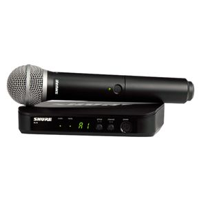 Microfone Sem Fio Shure BLX24BR/PG58 J10 Bastão 029551