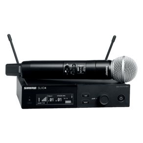 Microfone Sem Fio Shure SLXD24/SM58-G58 Bastao 030322