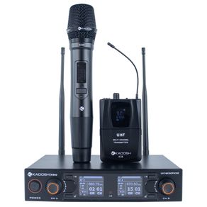 Microfone Sem Fio Kadosh K 502C Bastão e Transmissor 030323