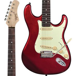 Guitarra Stratocaster Tagima T635 Metallic Red Escala Clara- M019383